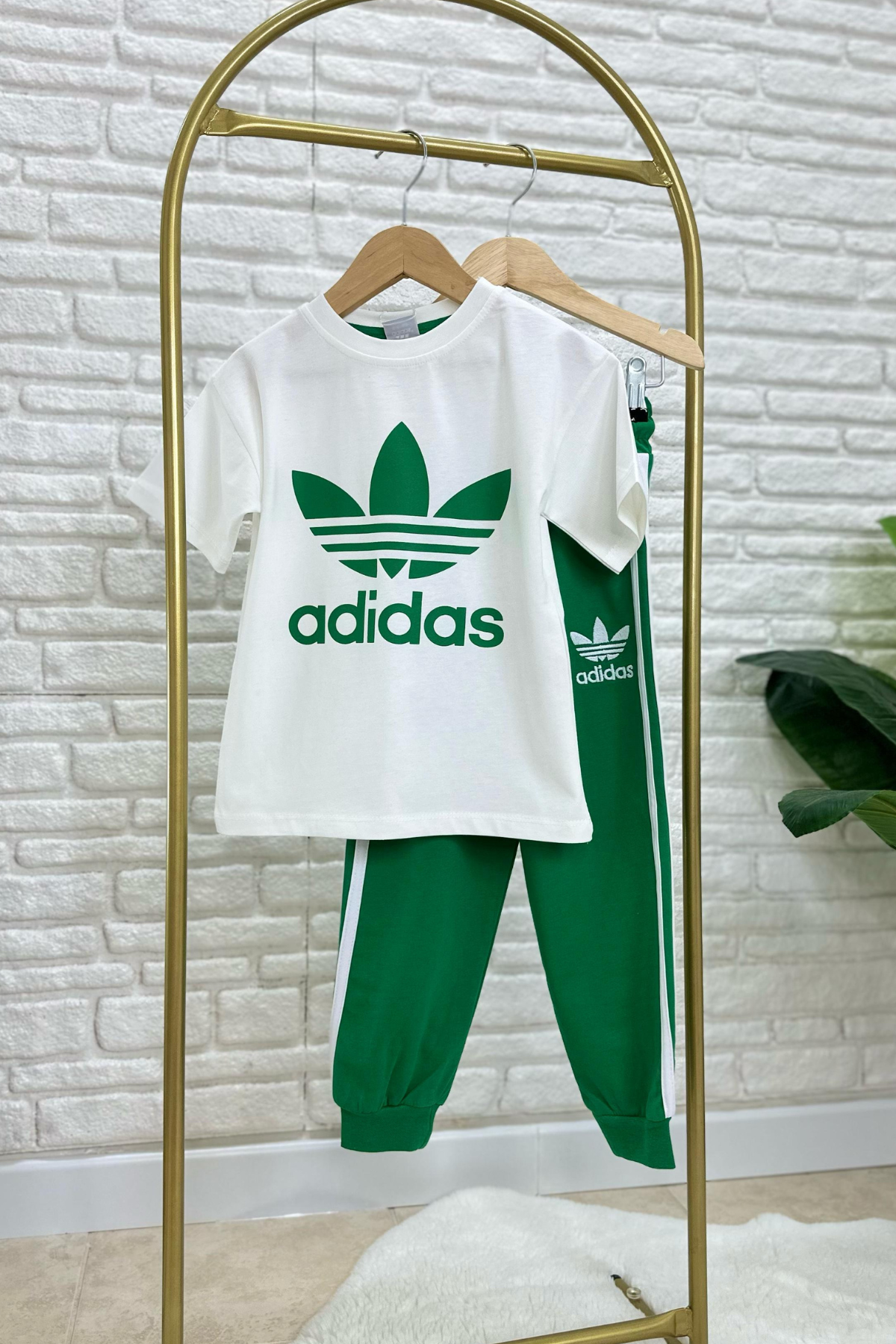 Unisex Yeşil Adids Takım