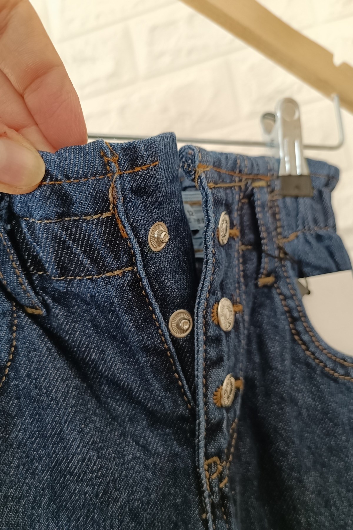 Yeni Sezon Yüksel Bel Beli Lastikli Jean Pantolon