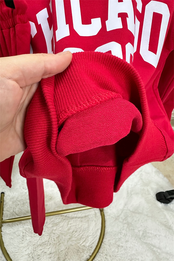 Unisex Çocuk 2 İplik Chicago Kırmızı Takım