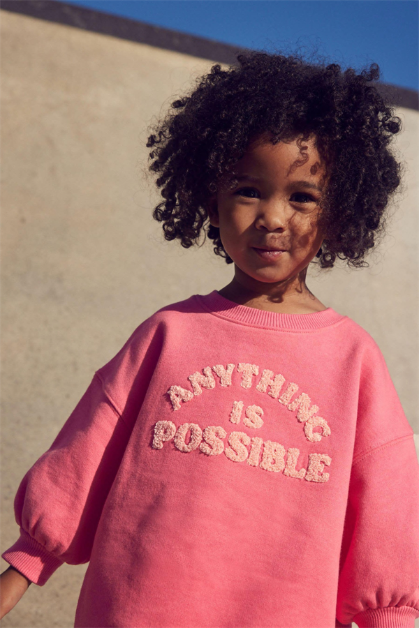 Kız Çocuk 3 İplik Anything Kalpli Tayt Takım