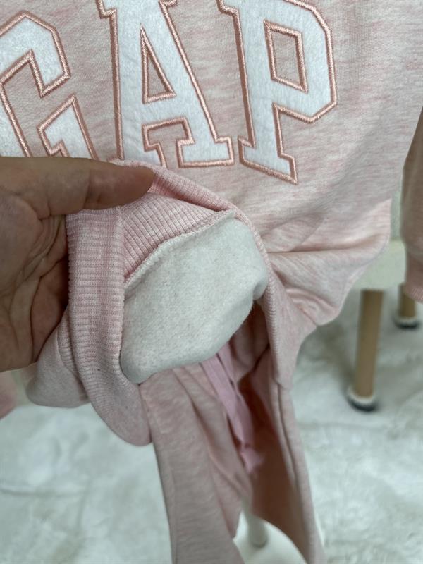 3 İplik Kapüşonlu Gap Pembe İkili Takım