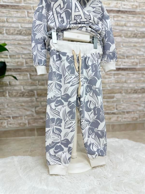 Unisex Çocuk 3 İplik Kapüşonlu Gap Takım