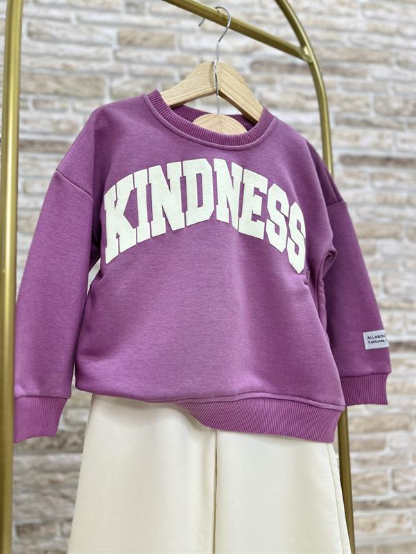 Kız Çocuk 3 İplik  Kindness İspanyol Paça Takım