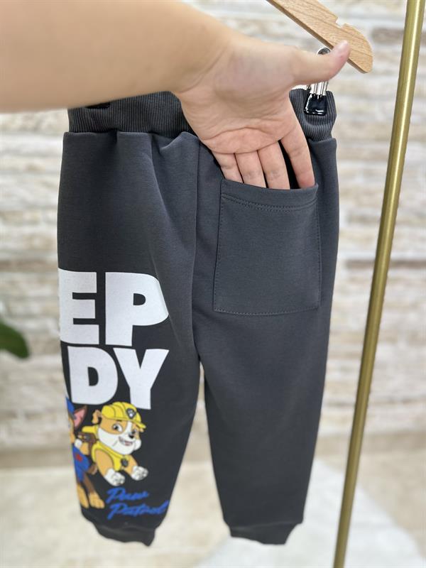 Erkek Çocuk 3 İplik Pawpatrol Antrasit Takım