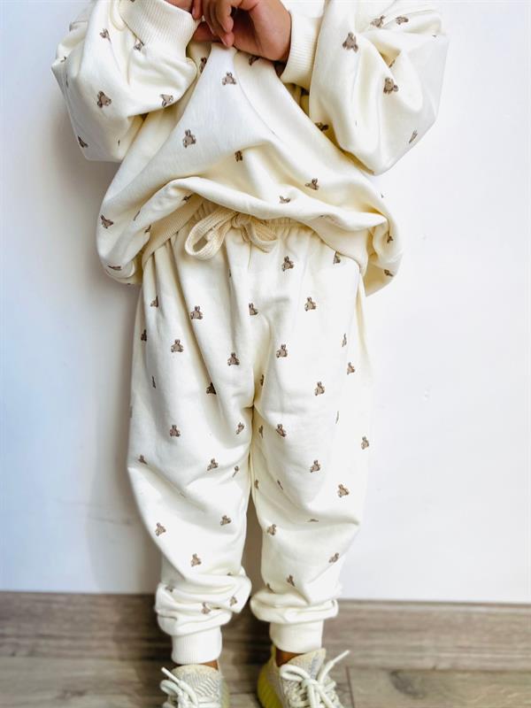 Unisex Çocuk 3 İplik Ayıcıklı Gap Takım