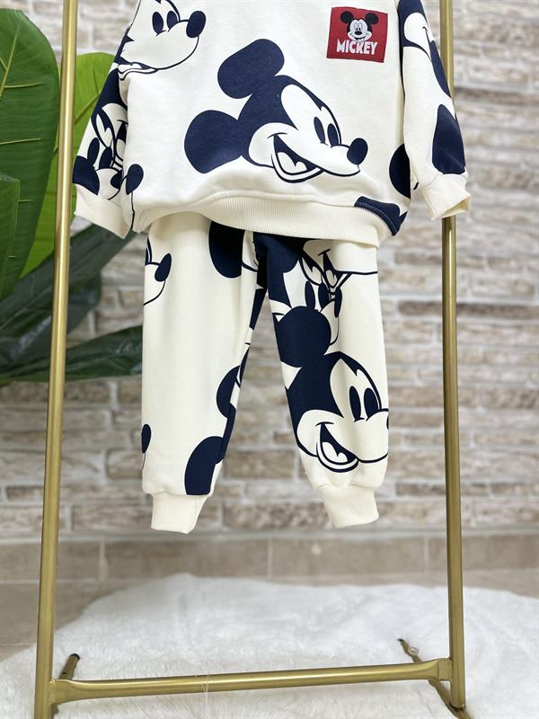 Unisex Çocuk 3 İplik Mickey İkili Takım