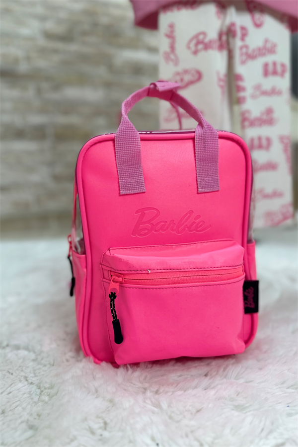 Barbieli Pembe Sırt Çantası