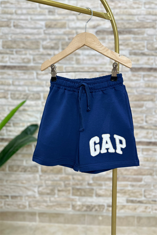 Beyaz Laci Gap Şortlu Takım