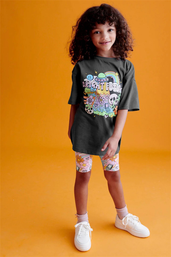 Brıght Future Biker Penye Tayt Takım