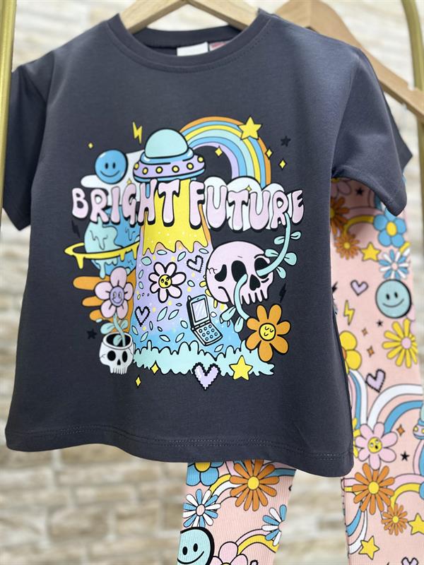 Brıght Future Fitilli Tayt Takım