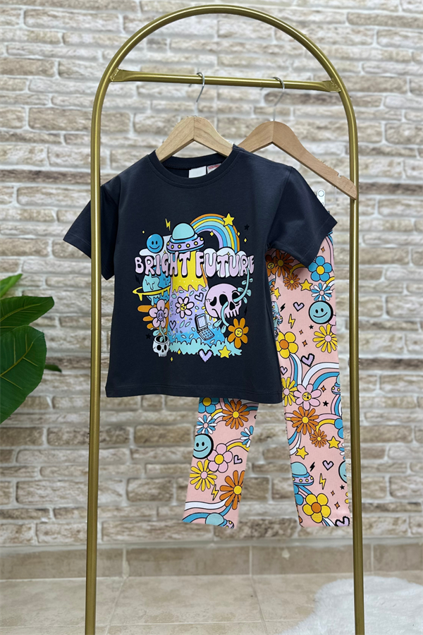 Brıght Future Fitilli Tayt Takım