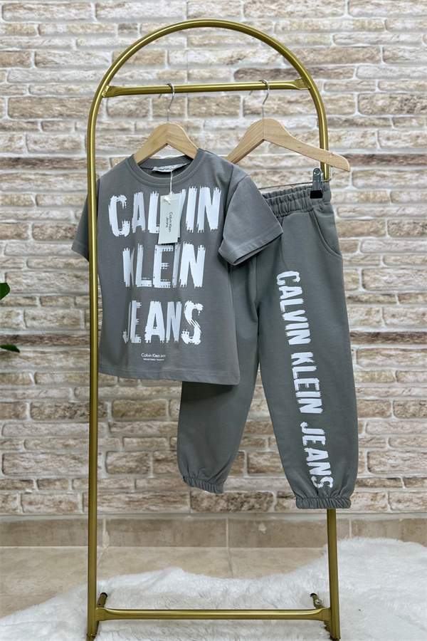 Calvin Gri Eşofman Takım