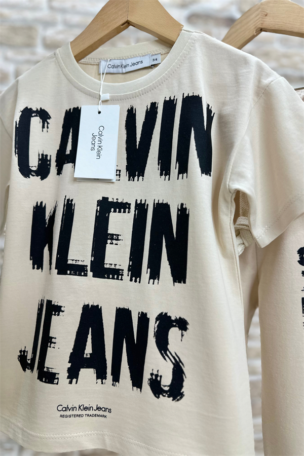 Calvin Krem Eşofman Takım