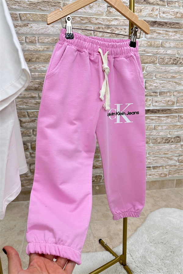 Calvin Pembe Eşofman Takım