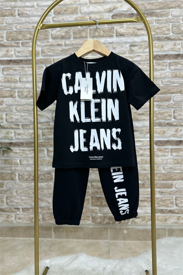 Calvin Siyah Eşofman Takım