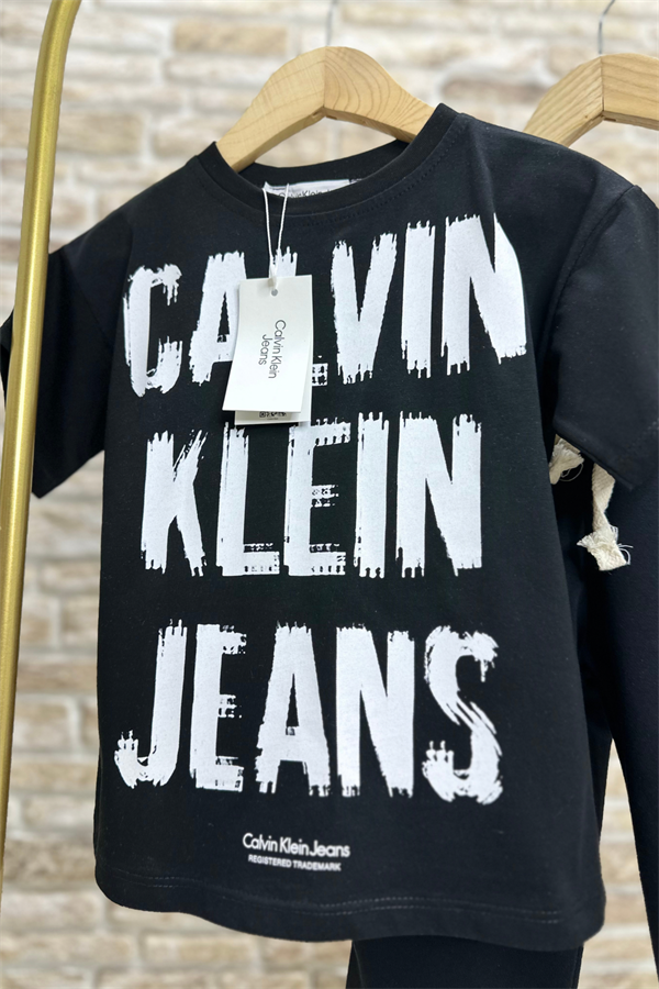 Calvin Siyah Eşofman Takım