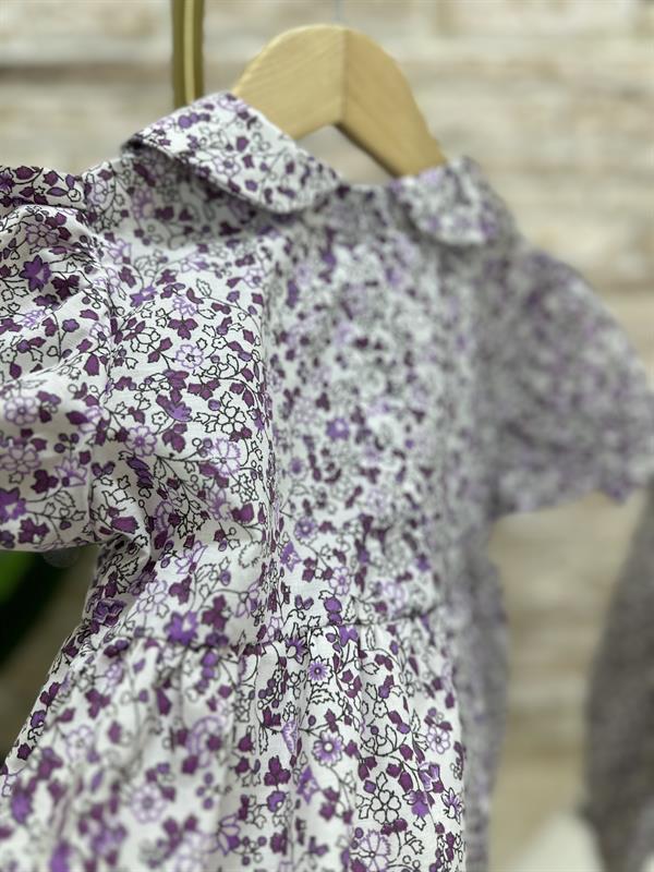 Çiçek Desenli Kısa Kol Pijama Takımı