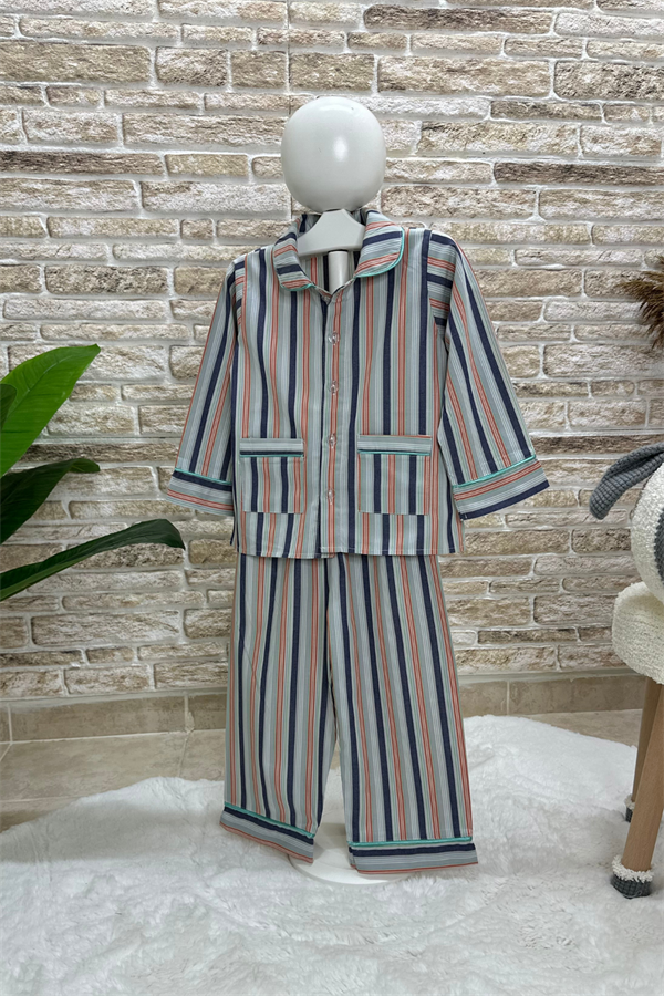 Çizgili Erkek Pijama Takımı