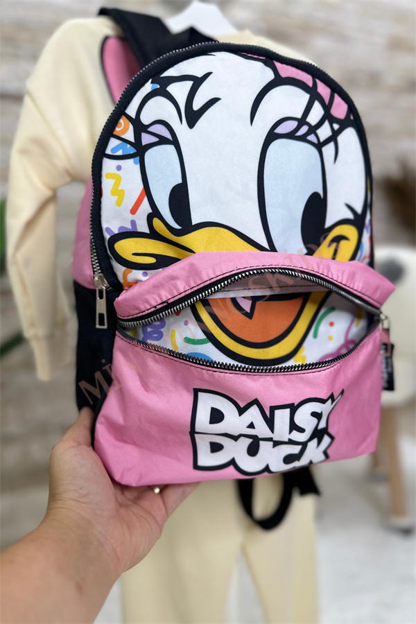 Daisy Baskılı Pembe Çanta