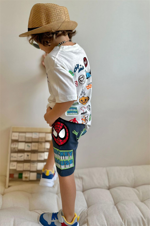Disney 100  Marvel Şortlu Takım