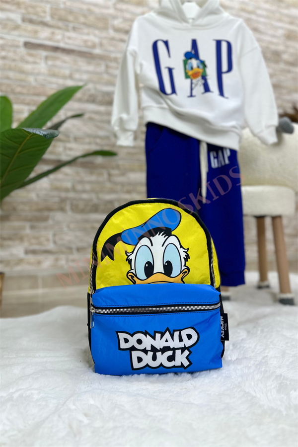 Donald Duck Baskılı Sarı Laci Çanta