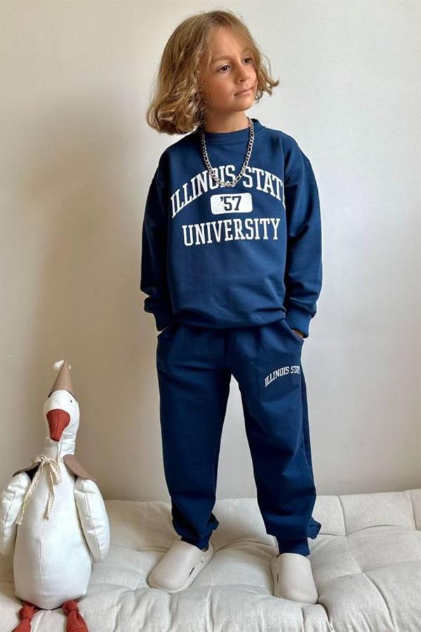 Erkek Çocuk 2 İplik İllinois Lacivert Takım