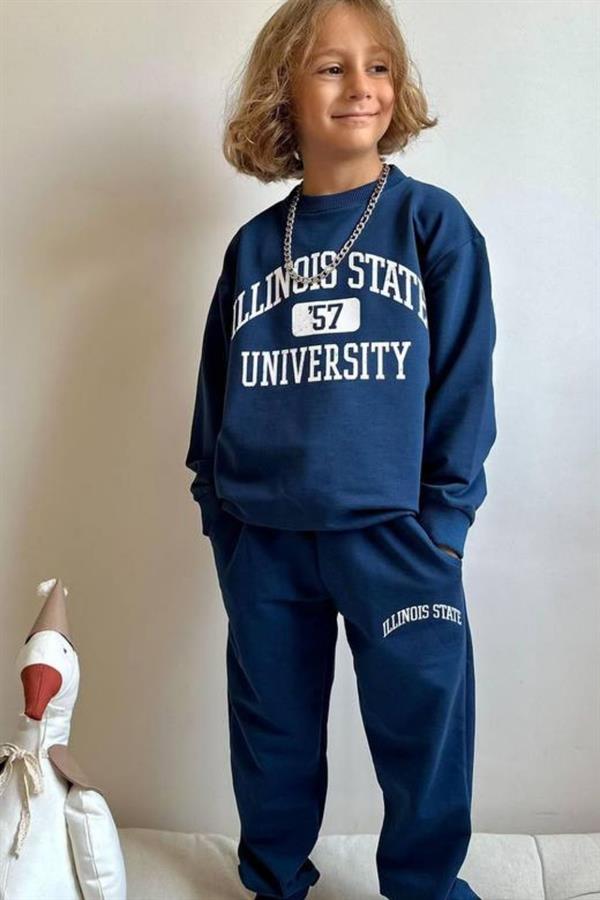 Erkek Çocuk 2 İplik İllinois Lacivert Takım