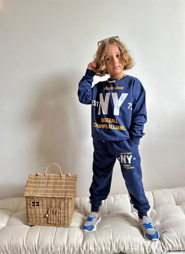 Erkek Çocuk 2 İplik Lacivert Ny Takım