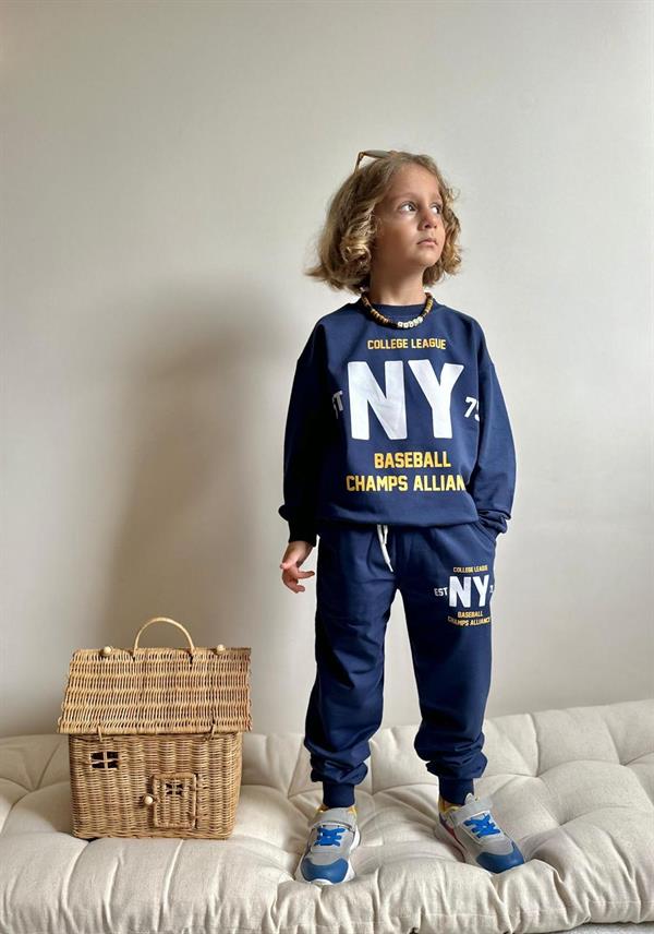 Erkek Çocuk 2 İplik Lacivert Ny Takım