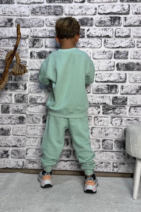 Erkek Çocuk 3 İplik Çağla Yeşil Los Angeles Takım