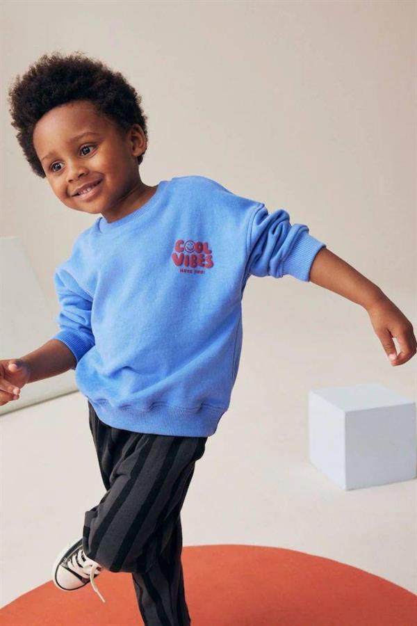 Erkek Çocuk 3 İplik Cool Mavi Takım