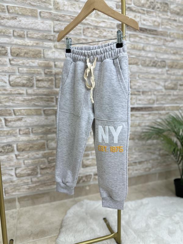 Erkek Çocuk 3 İplik Ny Gri Takım