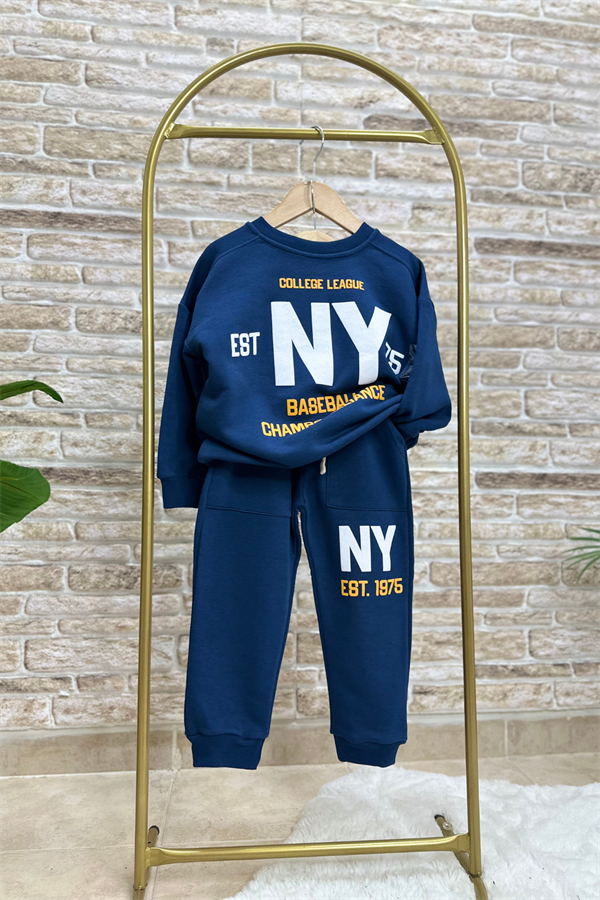 Erkek Çocuk 3 İplik Ny Lacivert Takım
