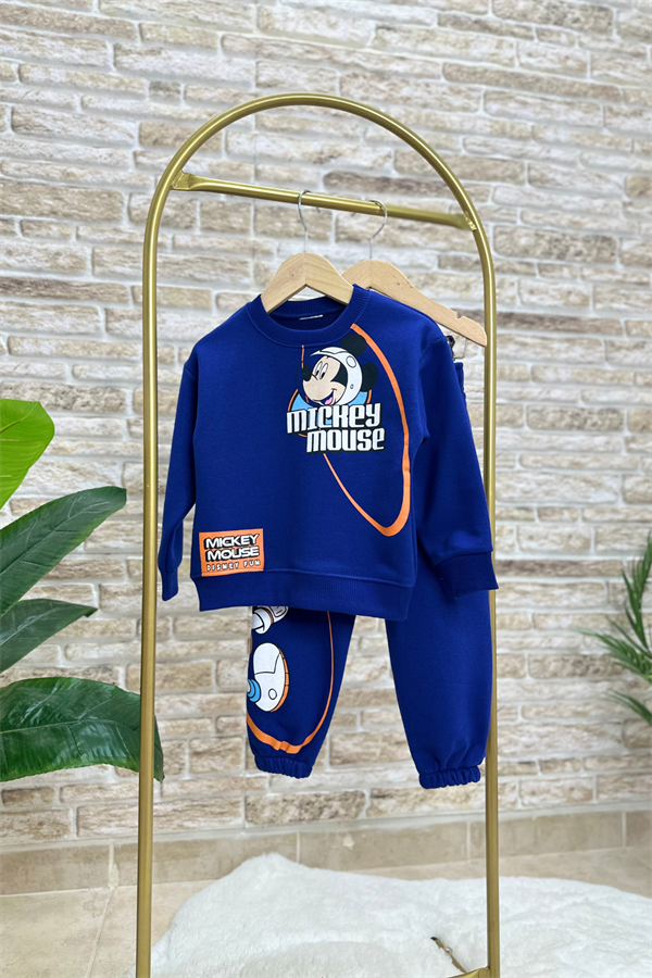 Erkek  Çocuk 3 İplik Saks Mickey Takım