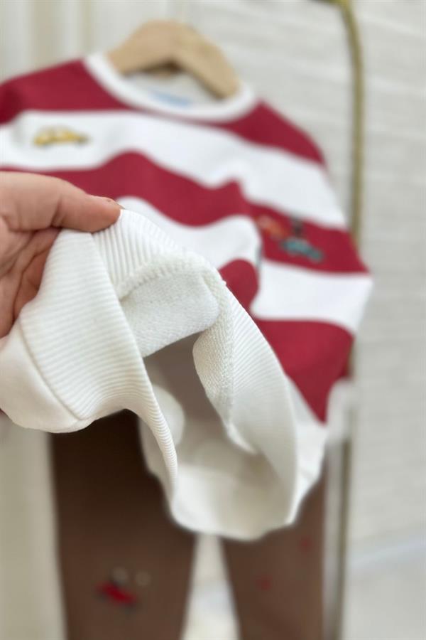 Erkek Çocuk Canvas Jean & Swaet Takım