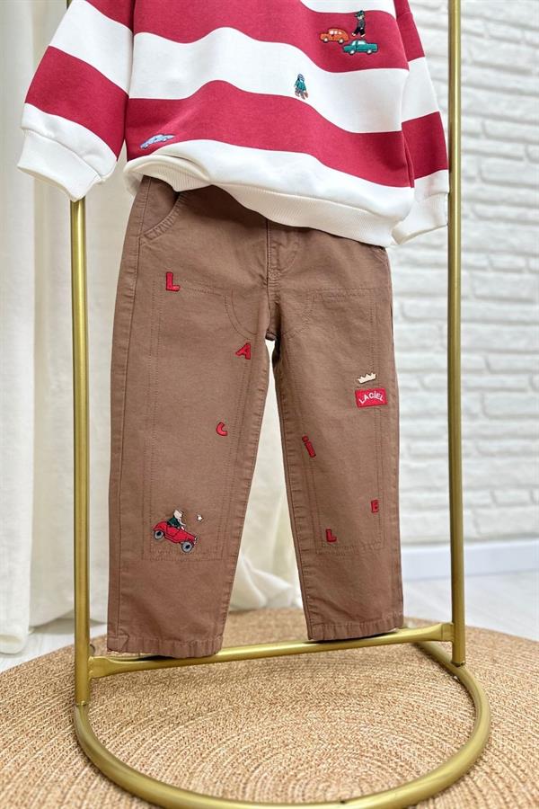 Erkek Çocuk Canvas Jean & Swaet Takım