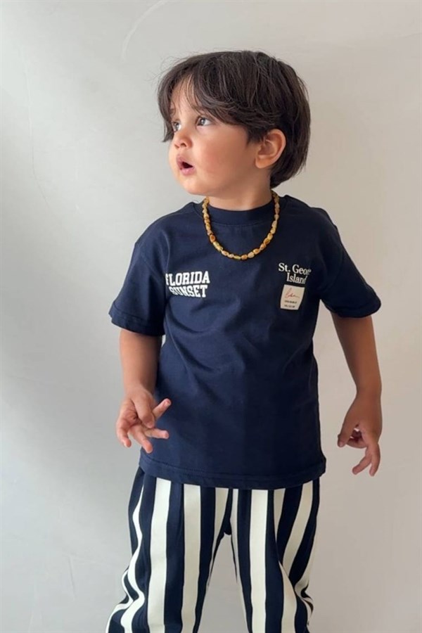 Erkek Çocuk Çizgili Florida Takım