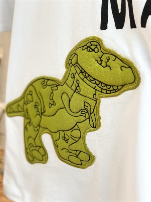 Erkek Çocuk Dinazor Yağ Yeşili Yaz Takım 