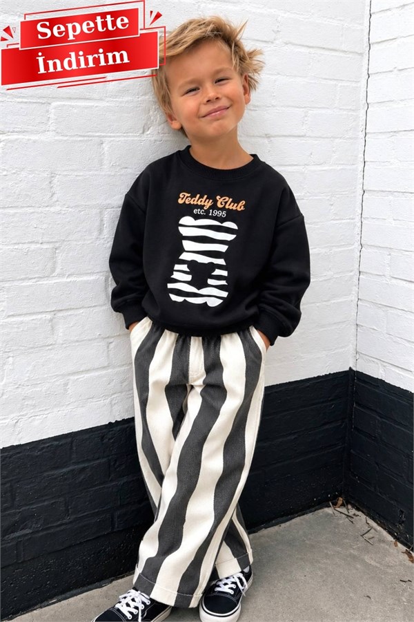 Erkek Çocuk Gabardin Pantolon Teddy Clup Takım
