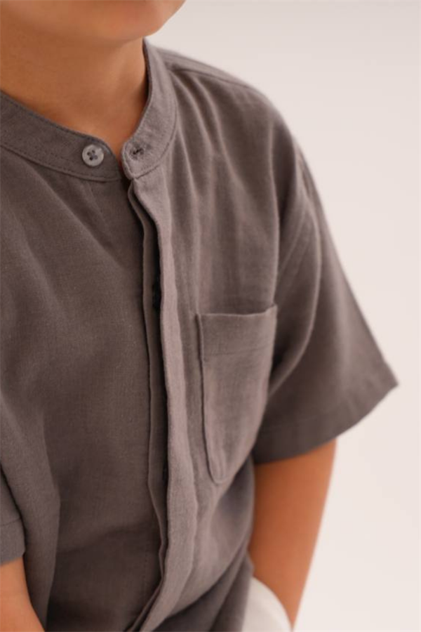 Erkek Çocuk Gömlek Şortlu Takım  