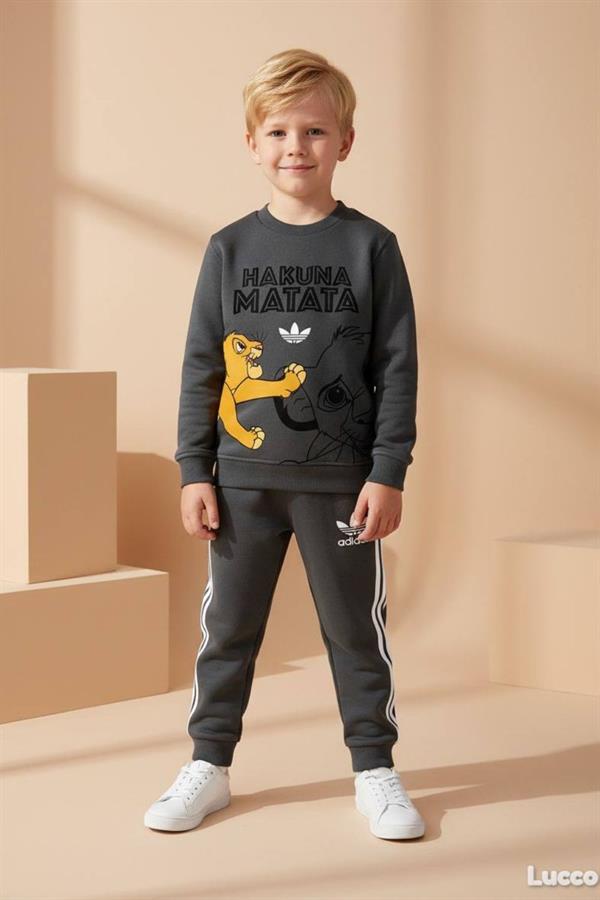 Erkek Çocuk Hakuna Antrasit Adids Takım
