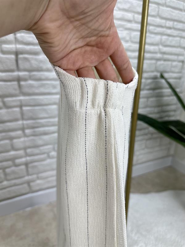 Erkek Çocuk Keten Laci Çizgili Salopet