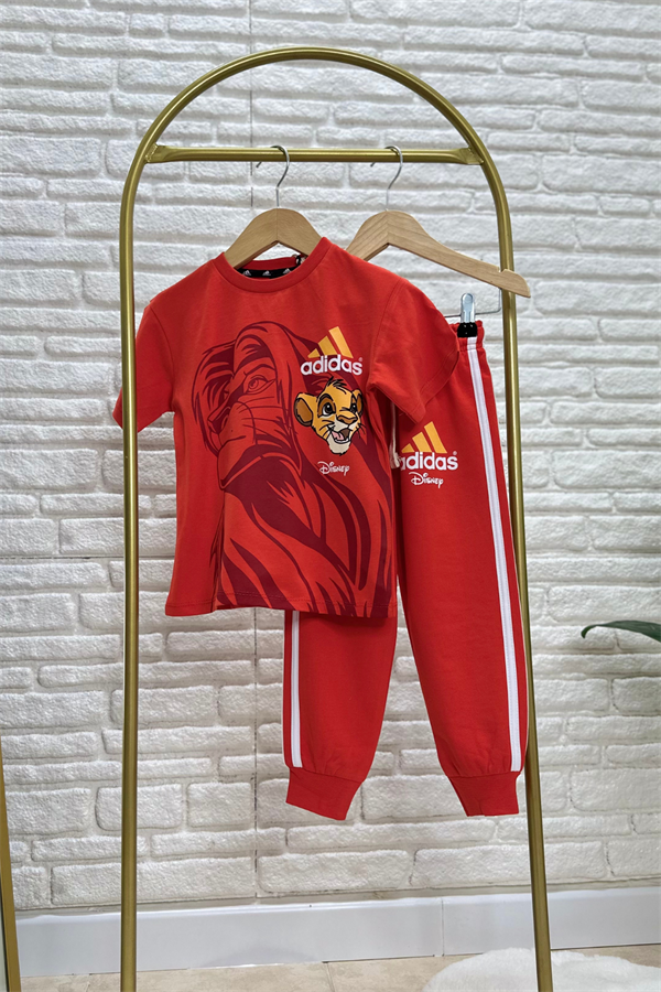 Erkek Çocuk Kırmızı Adids Lion Takım