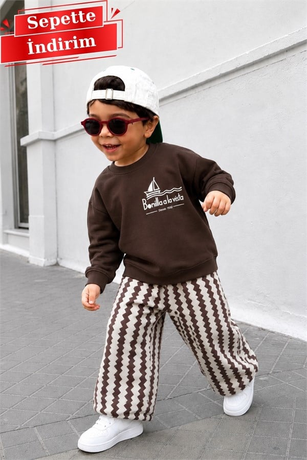Erkek Çocuk Laciel Bonilo Kahve Takım