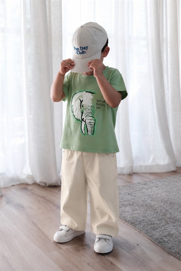 Erkek Çocuk Laciel Filli Baloon Jean  Takım
