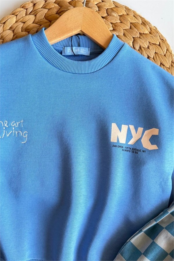 Erkek Çocuk Laciel Nyc Damalı Takım