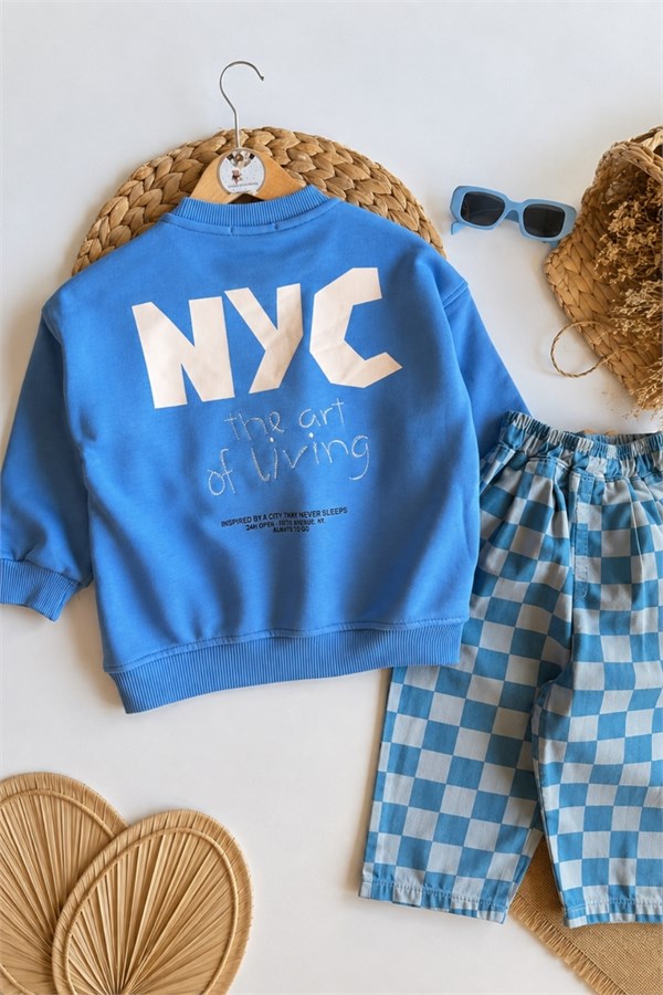 Erkek Çocuk Laciel Nyc Damalı Takım
