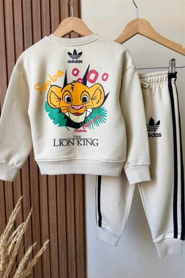 Erkek Çocuk Lion King Krem Adids Takım