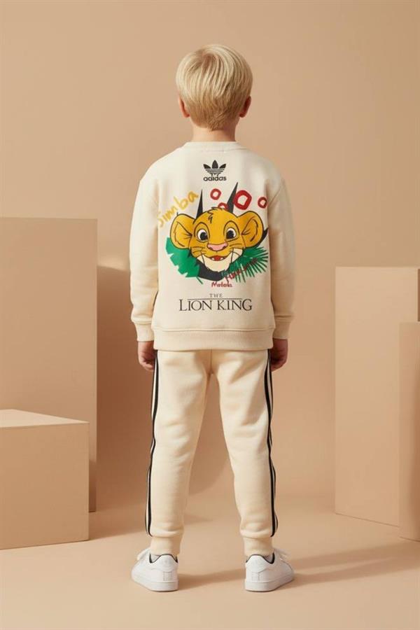 Erkek Çocuk Lion King Krem Adids Takım