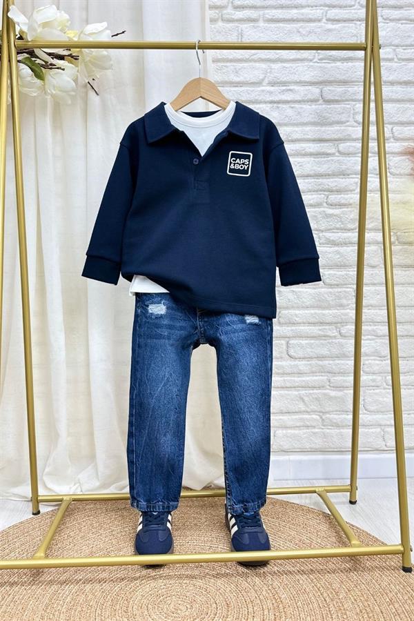 Erkek Çocuk Polo Yaka Laci Jean Takım 